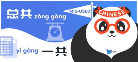 Distinguish Misused Chinese Adverbs 总共 vs 一共